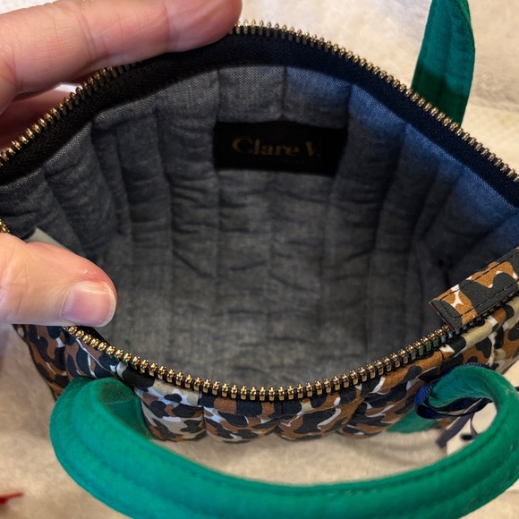 Clare V.  Bag with Pom Pom tassel NWT - Picture 7 of 8